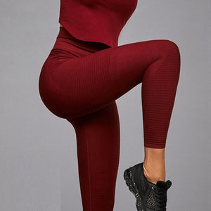 High waist seamless leggings for women